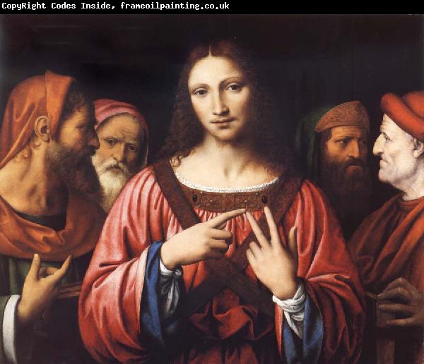 LUINI, Bernardino Christ among the Doctors